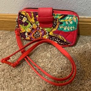 Vera Bradley Rumba Wallet with Lanyard